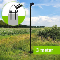 cameramast_met_kantelanker_3_meter_70mm
