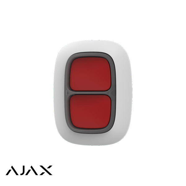 Ajax Systems Dubbele Paniekknop (Wit)