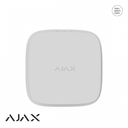 Ajax Systems FireProtect 2 RB (Hitte) vervangbare batterijen, wit