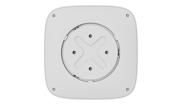 Ajax Systems FireProtect 2 RB (Hitte/Rook) vervangbare batterijen, Wit