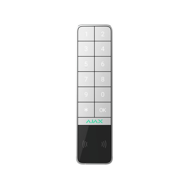 Ajax Systems KeyPad Outdoor Jeweller draadloos met DESFire en BLE kaartlezer