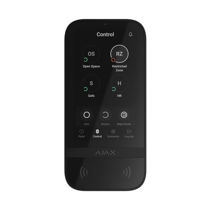 Ajax Systems KeyPad TouchScreen Zwart