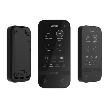 Ajax Systems KeyPad TouchScreen Zwart