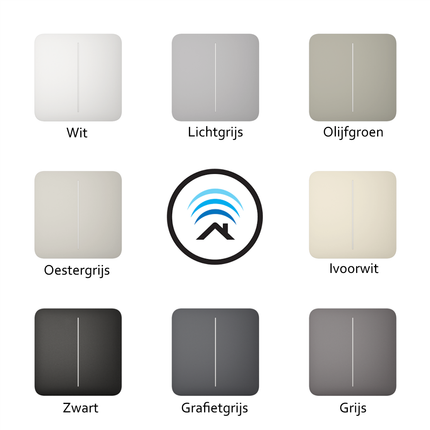 Ajax Systems Light Switch Solo Button (2-gang)