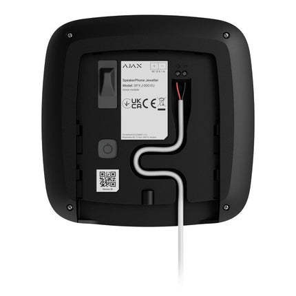 Ajax Systems SpeakerPhone Zwart, Draadloze spraakmodule voor alarmverificatie