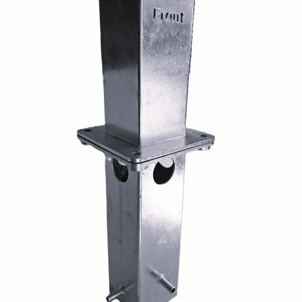 AlarmsysteemExpert.nl Fundatie Onderstel + Montagevoet voor Intercomzuil 15x15cm