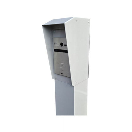 AlarmsysteemExpert.nl Intercomzuil 230cm, 15x15cm Dubbellaags gepoedercoat