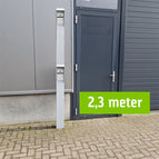 Couleur : RAL 9006 (gris)