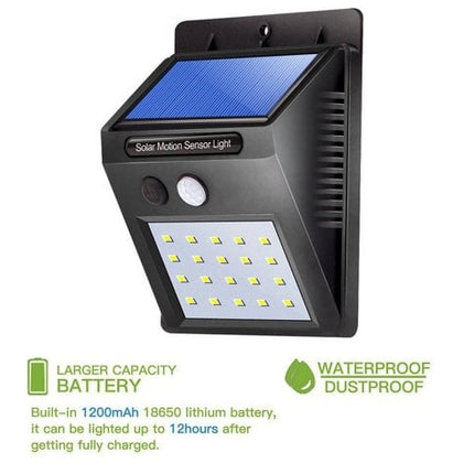 AlarmsysteemExpert.nl Klein model LED schriklamp voor buiten met sensor (draadloos)