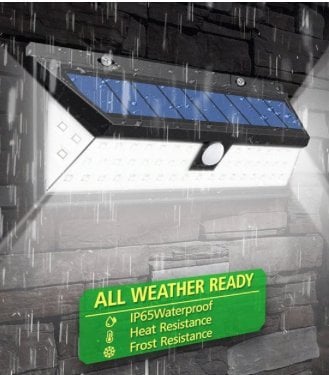 AlarmsysteemExpert.nl LED schriklamp voor buiten met sensor (draadloos)