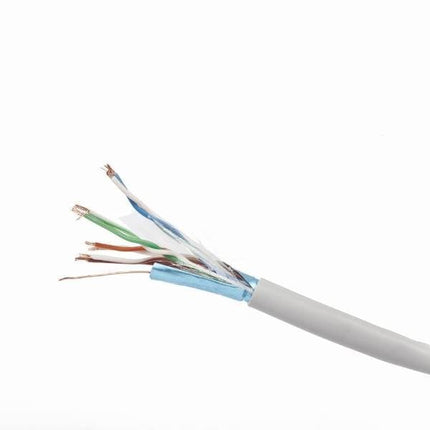AlarmsysteemExpert.nl Netwerkkabel CAT6 F/UTP, 100 mtr op rol, 100% koper, Solid aders