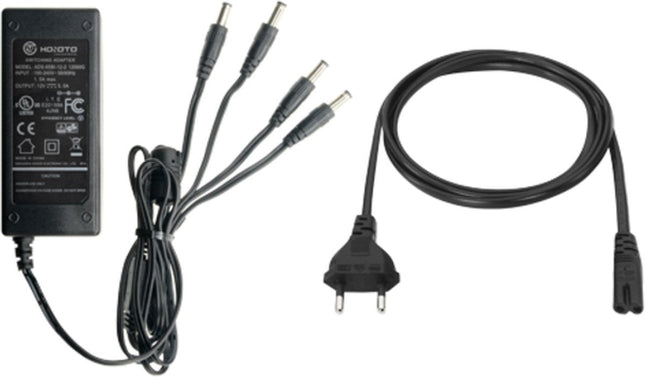 AlarmsysteemExpert.nl Power adapter AC/DC met 4 outputs  DC 12V 5A