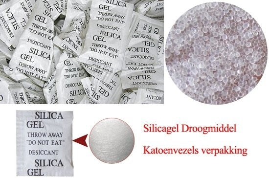 AlarmsysteemExpert.nl Silica zakje 35 x 30mm