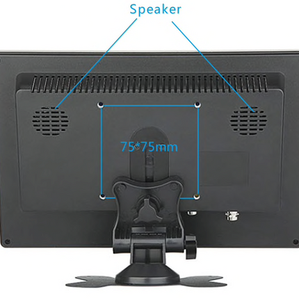 AlarmsysteemExpert.nl TFT 10" Full HD monitor incl. montagebeugel voor aan wand