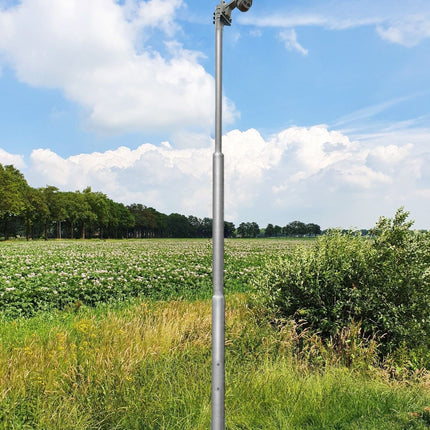 AlarmsysteemExpert.nl Vaste cameramast 4 meter verjongd met inspectieluik