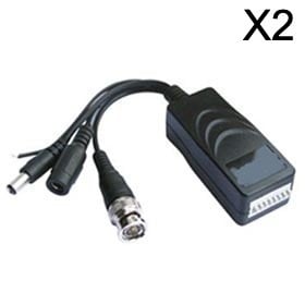 AlarmsysteemExpert.nl Video Balun set voor video, data en voeding over UTP