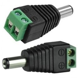AlarmsysteemExpert.nl Voeding Connector Male t.b.v. Camera zijde