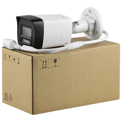 ASE B083-L/S, 8MP/4K Smart Hybrid-Light Bullet camera, PoE, Micro sd slot, 2-weg audio, HIK-Oem