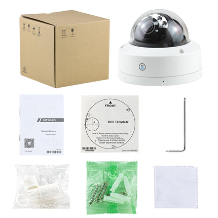 ASE D183-L, 8MP/4K, Smart Hybrid-Light Dome camera, PoE, Micro sd slot, microfoon, HIK-Oem