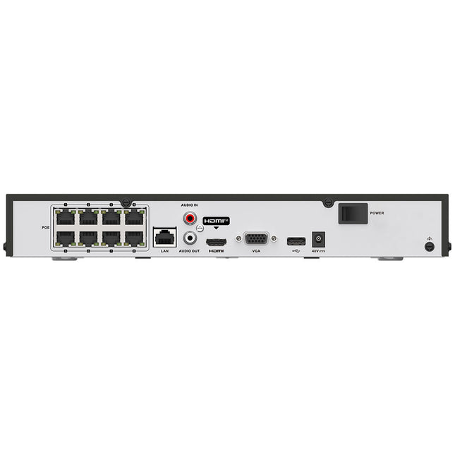 ASE NVR608, 8 Kanaals NVR, HDMI, PoE 8x, HIK-Oem