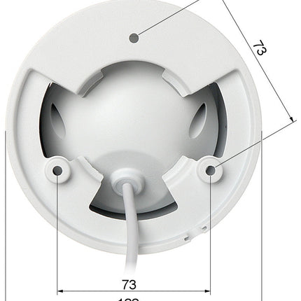 Dahua IPC-HDW2531RP-ZS Black 5MP WDR IR-Mini Dome camera varifocal lens, gemotorizeerd 2.7-13.5mm