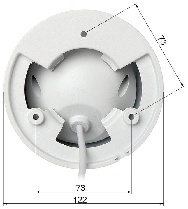 Dahua IPC-HDW2531RP-ZS Black 5MP WDR IR-Mini Dome camera varifocal lens, gemotorizeerd 2.7-13.5mm