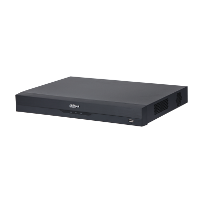 Dahua NVR4204-P-EI, 4x PoE, 2x SATA, Zonder Opslag,  max. 4 IP camera's Zwart