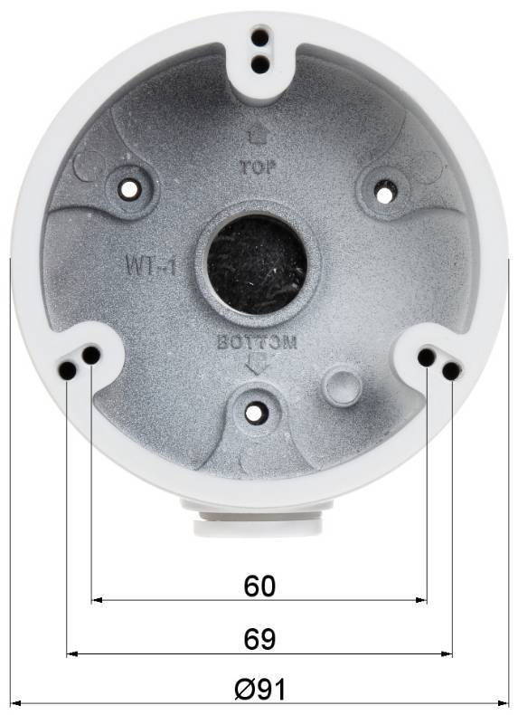 Dahua PFA135 montagebox voor buitentoepassing