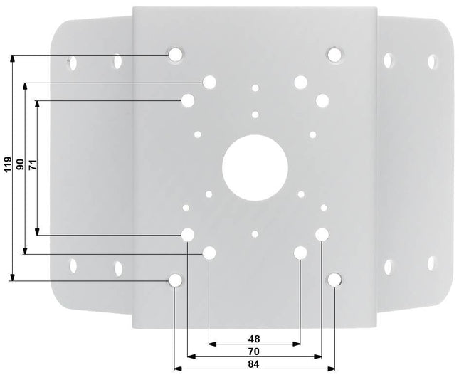 Dahua PFA151-B zwart hoekbeugel