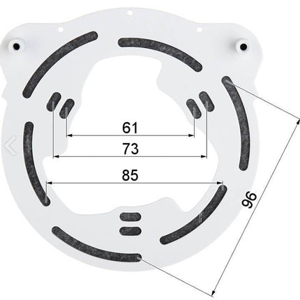 Dahua PFA200W Regenkap voor dome camera's