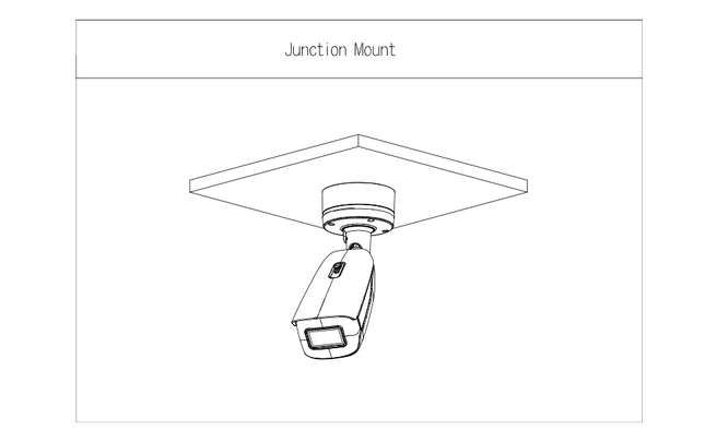Dahua PFA5300R montagedoos Muur/montagedoos IP66
