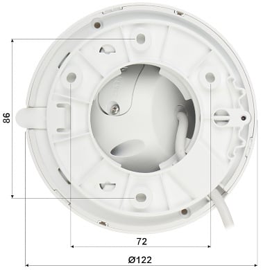 Dahua Set 1x Turret 8MP + Recorder & Bekabeling