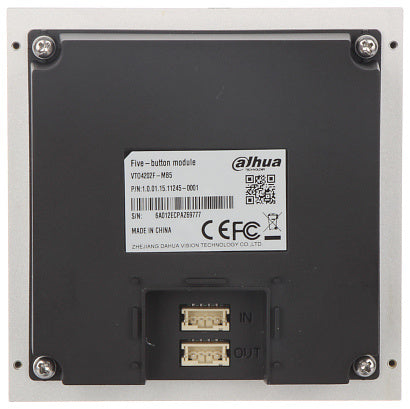 Dahua VTO4202F-MB5 5-voudige beldrukker