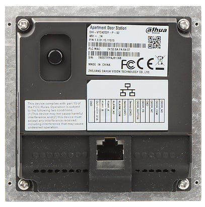 Dahua VTO4202F-P-S2 Video Intercom Camera Hoofdmodule
