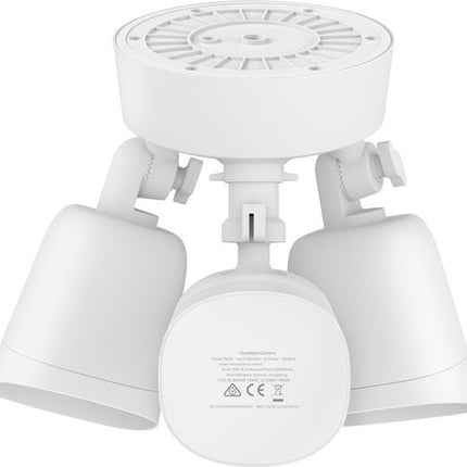Eufy Floodlight Camera 2K, IP-beveiligingscamera, Buiten, Bedraad, Amazon Alexa & Google Assistant, 2500 lm, 5000 K