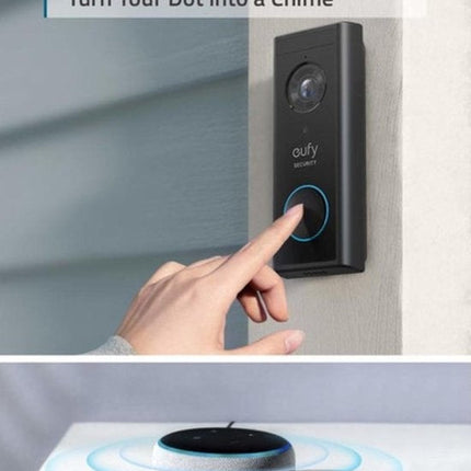 Eufy Videodeurbel set draadloos met Homebase