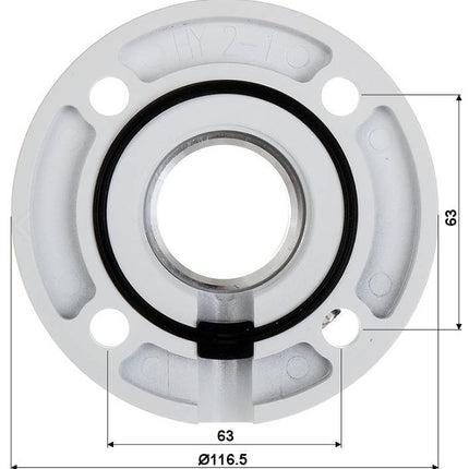 Hikvision DS-1663ZJ BEUGEL PTZ DOME Plafondsteun 57mm