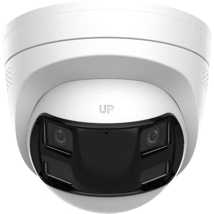 Hikvision DS-2CD1383G2P-LIUF, 8MP 180 graden camera, Dual Lens, Smart Hybrid Light, PoE