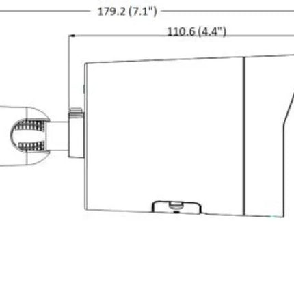 Hikvision DS-2CD2086G2H-IU 8Mp 4K Mini Bullet Zwart, Powered by Darkfighter, AcuSense, 40m IR