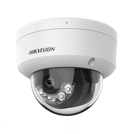 Hikvision DS-2CD2143G2-LIS2U, 4MP Dome Netwerk Camera AcuSense Smart Hybrid Light PoE en 2x Microfoon