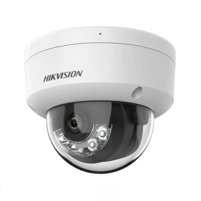 Hikvision DS-2CD2143G2-LIS2U, 4MP Dome Netwerk Camera AcuSense Smart Hybrid Light PoE en 2x Microfoon