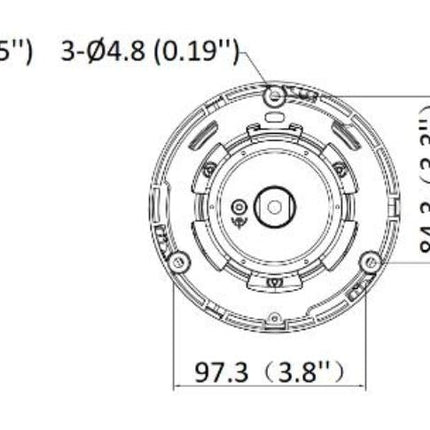 Hikvision DS-2CD2343G2-LI2U-SRB Zwart, 4MP Turret, Smart Hybrid  AcuSense, PoE, Mic. Sirene, flitslicht