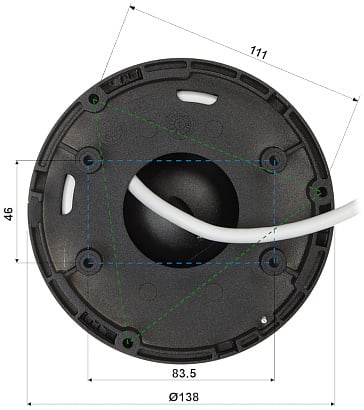 Hikvision DS-2CD2386G2H-IS2U/SL 8MP Acusense Darkfighter SD-slot PoE IR-Led Microfoon Sirene/Flitslicht Black