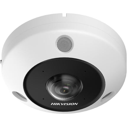 Hikvision DS-2CD6365G1-IVS, 6Mp Fisheye 360gr. camera BUITEN versie, PoE, microfoon/speaker, sd slot
