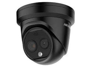 Hikvision DS-2TD1228-2/QA, Thermisch bi-spectrum Dome Camera Zwart