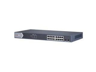 Hikvision DS-3E1518P-EI, 18 poorts smart switch met 16 x PoE, 1000Mb/Gigabit
