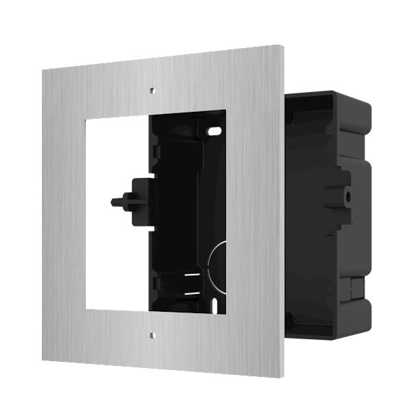 Hikvision DS-KD-ACF1/S Inbouwframe 1 module RVS