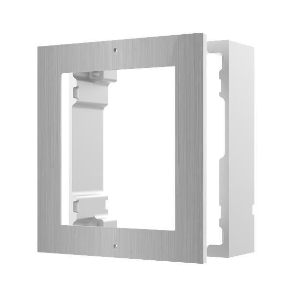 Hikvision DS-KD-ACW1/S modulaire intercom opbouwframe 1 module RVS