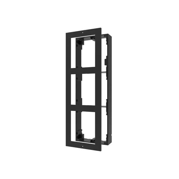 Hikvision DS-KD-ACW3, Zwart opbouwframe 3 modules