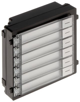 Hikvision DS-KD-KK Beldrukker 6 knoppen